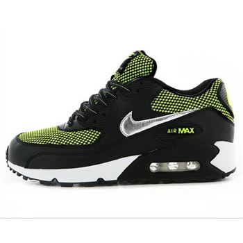Nike Air Max 90 Womens Shoes Hot Green Black Special Factory Store